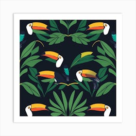 Toucans 3 Art Print