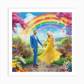 Rainbow Love Art Print