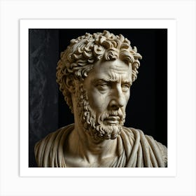 Bust Of Julius Caesar 6 Art Print