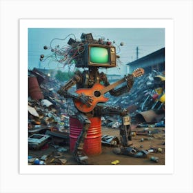 Junk Rocker Art Print