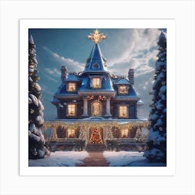 Christmas House 67 Art Print