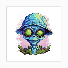 Alien Skull Art Print