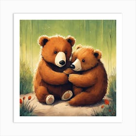 Teddy Bears 1 Art Print