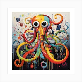 Octopus 12 Art Print