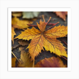 Autumn Leaves 4 Art Print