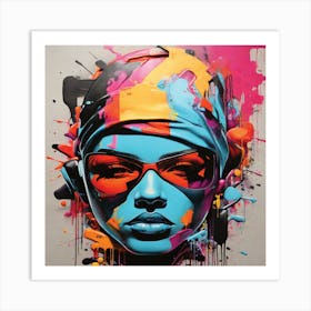 Graffiti Inspired Art Art Print