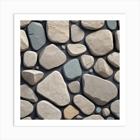 Stone Wall 22 Art Print