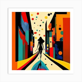 Street Scene Art Print