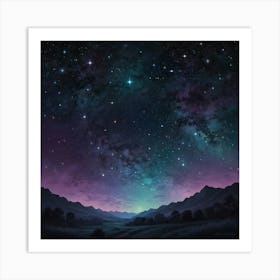 Milky Sky Art Print