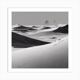 604434 Dune Art Print Black Wite Xl 1024 V1 0 Art Print