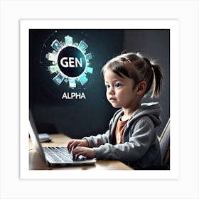 Gen Alpha 4 Art Print