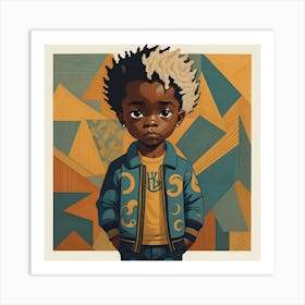 Afro Boy 1 Art Print