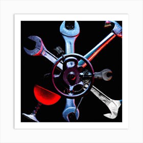 Wrenches Art Print