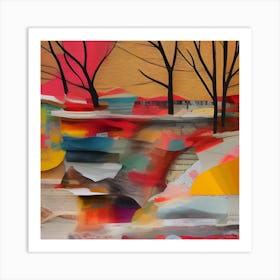 Abstract Landscape Art Print