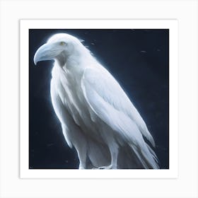 White Crow Art Print