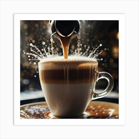 Coffee Pouring 44 Art Print