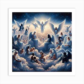 Heavenly Gathering Art Print