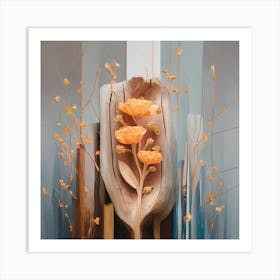 Flowers In A Vase 46 Art Print