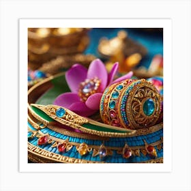 Hindu Festival Art Print