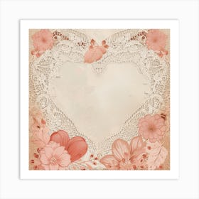 Valentine'S Day Frame Art Print