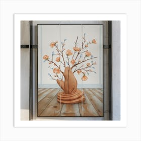 'Peony Tree' Art Print