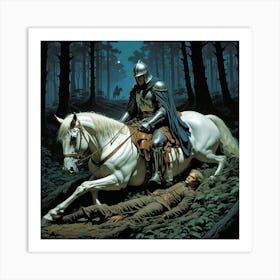 Knight Of The Woods Art Print