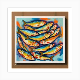 Sardines 4 Art Print