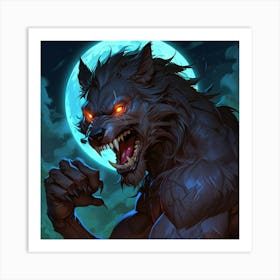 Werewolf 3 Art Print