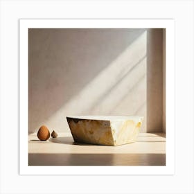 Bowl On A Table 1 Art Print