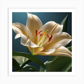 White Lily Art Print