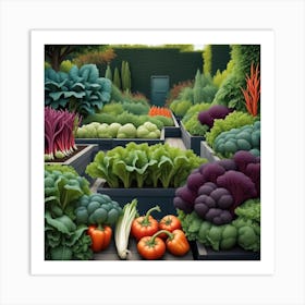 Vegetables Garden Art Print