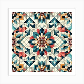 Geometric Pattern 16 Art Print