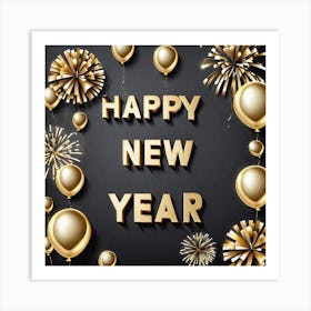 Happy New Year 105 Art Print