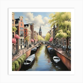 Amsterdam Canals 3 Art Print