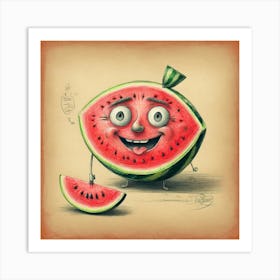 Watermelon 10 Art Print