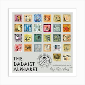 The Dadaist Alphabet Art Print