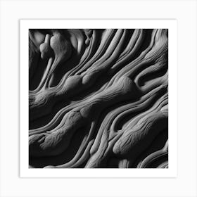 Wavy Lines Art Print