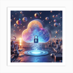 Cloud Computing Art Print