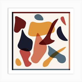 Oversized Abstract Square Art Print
