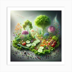 Vegetable Garden Art Print