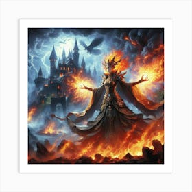 Elven Queen 1 Art Print