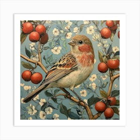 Bird On A Branch Art 2 Art Print