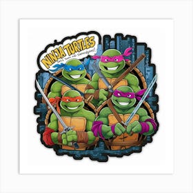 Teenage Mutant Ninja Turtles 4 Art Print