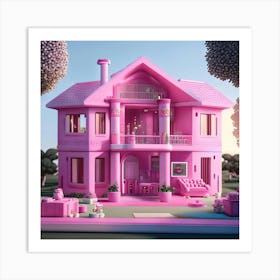 Barbie Dream House (260) Art Print