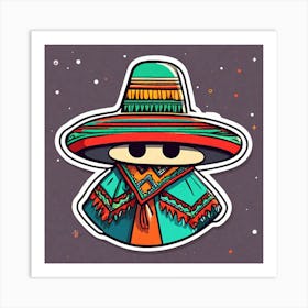 Mexican Sticker 2 Art Print