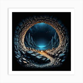 Tunnel Art Print