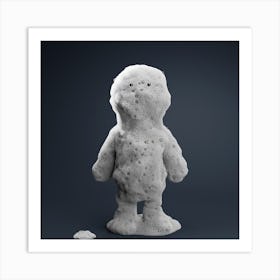 Foam man Art Print