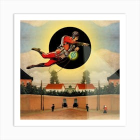 Man In The Sky Art Print