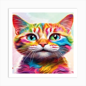 Cat Painting Art Print