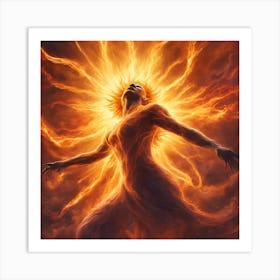 Solar Flare Dance 1 Art Print